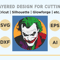 Layered Design Of Joker For Paper And Laser Cutting Machines Shadow Box SVG Cricut Joker 5