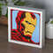 Layered Design Of Iron Man For Paper And Laser Cutting Machines Shadow Box SVG Cricut Iron Man 2
