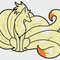 Layered Design Of Ninetales Pokemon For Paper And Laser Cutting Machines Ninetales Pokemon SVG Cric 3
