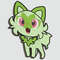 Layered Design Of Sprigatito Pokemon For Paper And Laser Cutting Machines Sprigatito Pokemon SVG Cr 0