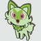 Layered Design Of Sprigatito Pokemon For Paper And Laser Cutting Machines Sprigatito Pokemon SVG Cr 1