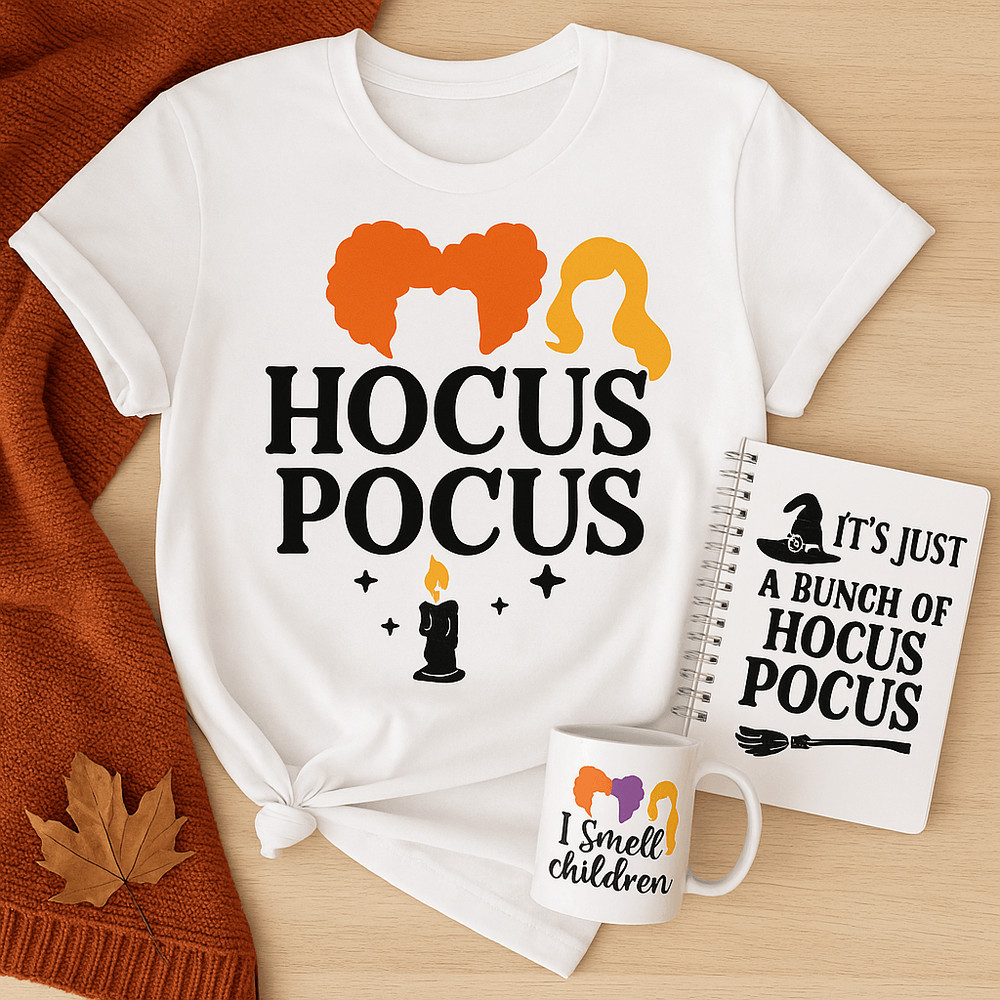 Hocus Pocus SVG Bundle  Witchy Halloween Cut Files  PNG SVG EPS DXF For Cricut  Silhouette 0