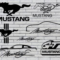 mustang svg bundle, car logo svg, ford mustang, mustang gt svg, mustang clipart, digital download