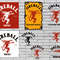 Fireball Whisky Svg Bundle Cinnamon Whisky Svg Fireball Logo Svg Alcohol Svg Fireball Tumbler Digit 0