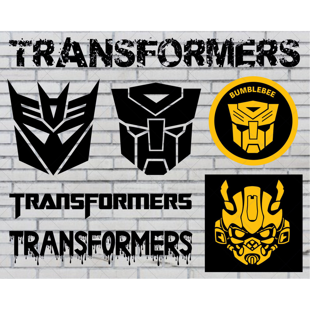 Transformers Svg Bundle Bumblebee Svg Decepticon Svg Transformer Clipart Megatron Svg Digital Downl 0