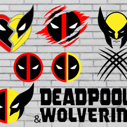 deadpool svg bundle, deadpool and wolverine svg, movie svg, deadpool svg, wolverine svg, clipart, digital download