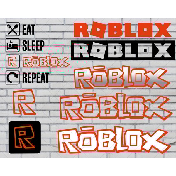 Roblox Svg Bundle Roblox Logo Svg Game Svg Eat Sleep Roblox Repeat Svg Roblox Clipart Digital Downl 0