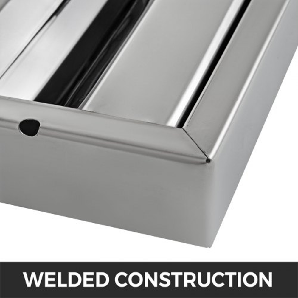 Stainless Steel Range Hood Filter Grease Baffle Pack Of 6 20 X 25 CommercialGrade For Kitchen Exhau 6