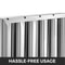 6Pack 20 X 16 Commercial Range Hood Filter 430 Stainless Steel GreaseRated Baffle For Exhaust Hoods 5