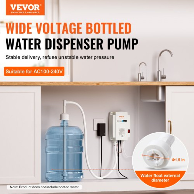 110V High Flow Bottled Water Dispenser Pump Single Inlet Work With CoffeeTea Makers Ice Machine Bev 4