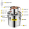MultiPurpose Copper Alcohol Still DIY Distilling Kit For Whiskey Vodka Water Essential Oils 8