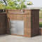 BBQ Island Storage Drawer Combo 295 W X 226 H Stainless Steel Outdoor Kitchen Organizer With Propan 0