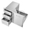 BBQ Island Storage Drawer Combo 295 W X 226 H Stainless Steel Outdoor Kitchen Organizer With Propan 9