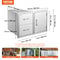 Stainless Steel Outdoor Kitchen Drawers, 32.5" BBQ Island Storage with Access Door, Double Drawers & Built-In Towel