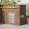 16 X 215 Stainless Steel 201 BBQ Drawer TripleTier Outdoor Kitchen Storage Chest Of Drawers For Gri 1