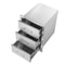16 X 215 Stainless Steel 201 BBQ Drawer TripleTier Outdoor Kitchen Storage Chest Of Drawers For Gri 0