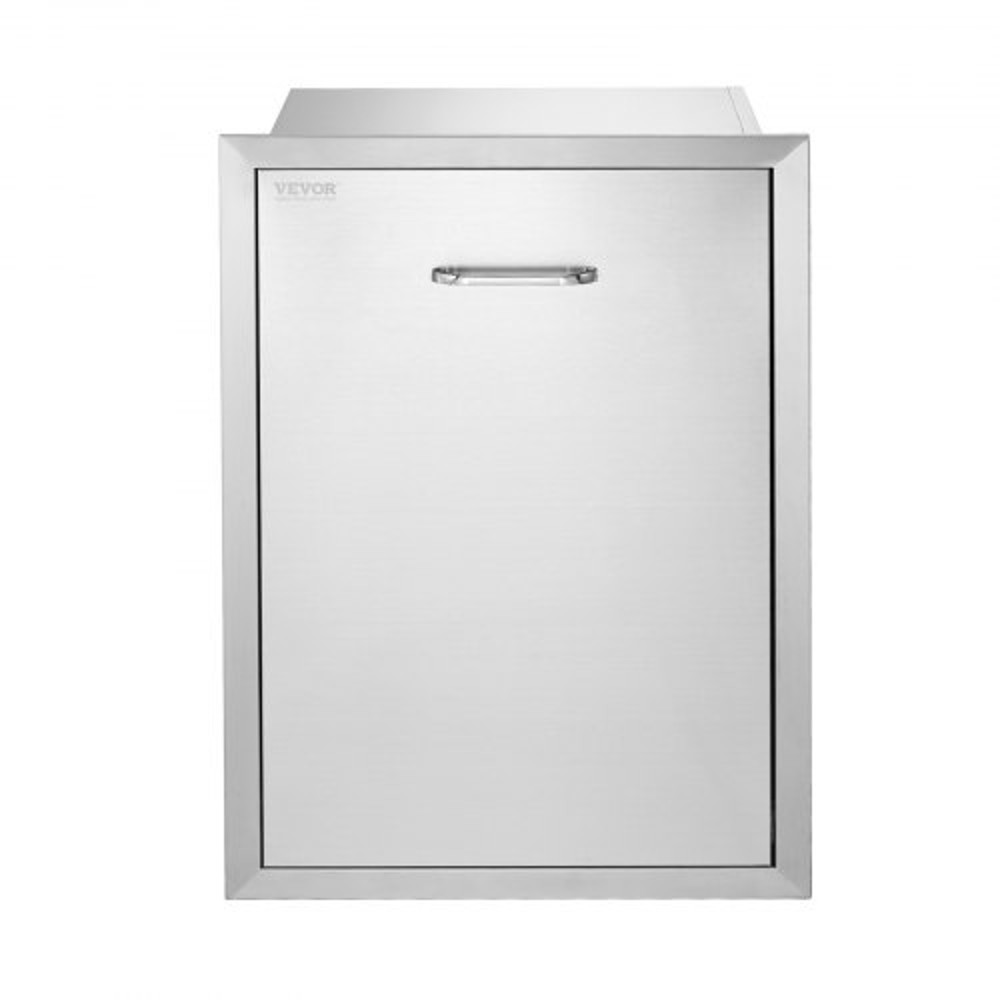 Stainless Steel Trash Drawer For Outdoor Kitchens 197W X 29H VEVOR PullOut Bin With Cover Perfect F