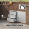 Outdoor Kitchen Drawer Combo 383W Stainless Steel Triple Drawers With Side Access Door For BBQ Isla 3