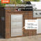 Outdoor Kitchen BBQ Island Drawers Stainless Steel Double Access Storage With Builtin Paper Towel H 1