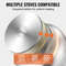 5-Tier Stainless Steel Dumpling Steamer Pot – 30cm/11.8 Dia, Works with Gas & Electric Stove Top.