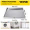 Washing Machine Pan Stainless Steel Heavy Duty Drip Tray With Drain Hole  Hose Adapter For Washer D 7