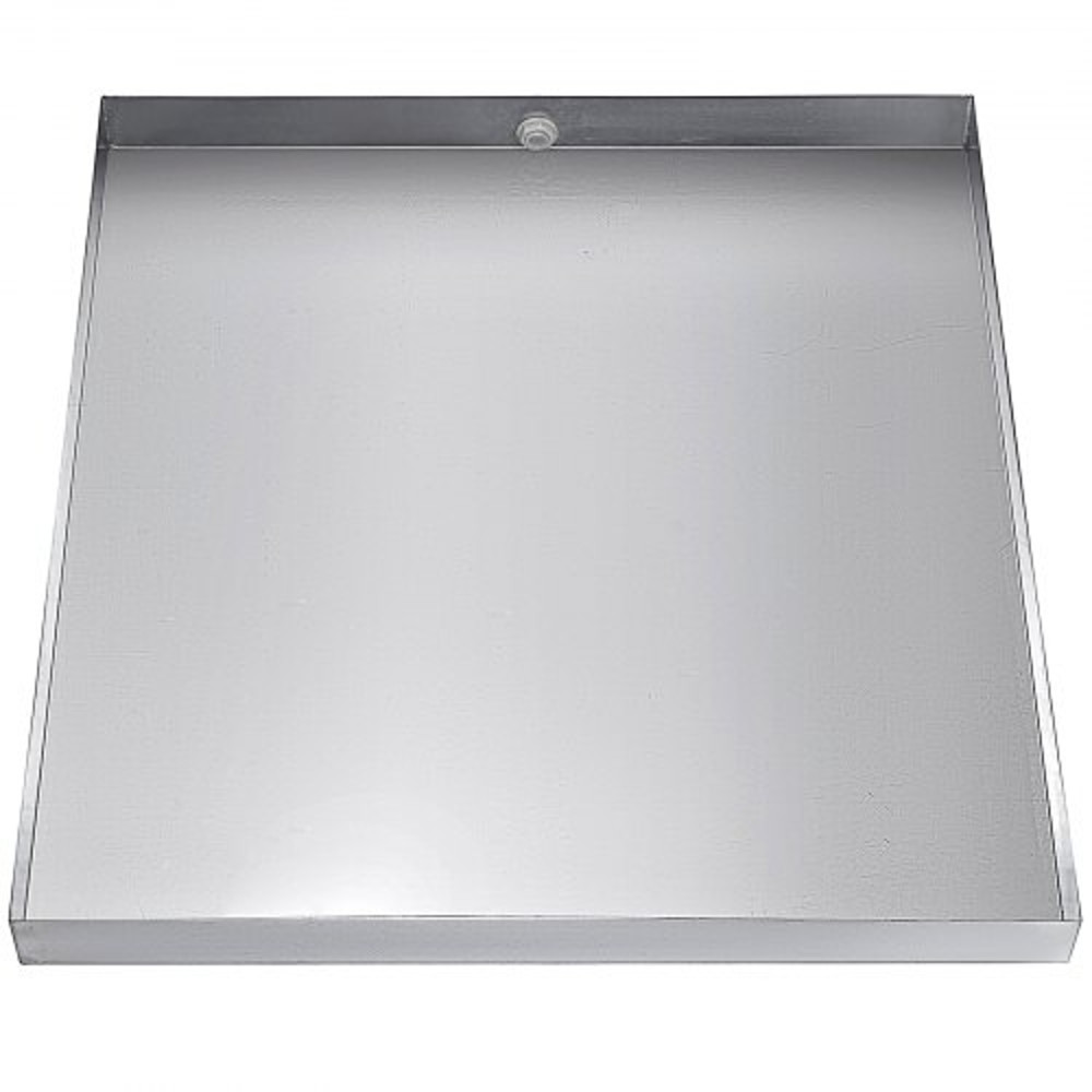 Washing Machine Pan Stainless Steel Heavy Duty Drip Tray With Drain Hole  Hose Adapter For Washer D 8