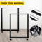Heavy Duty Steel Table Legs, Black Square Industrial Metal Dining Legs for Desk, Coffee Table, and Furniture DIY