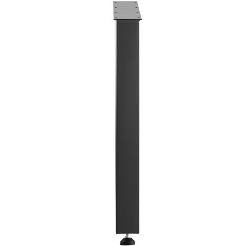 Heavy Duty Steel Table Legs, Black Square Industrial Metal Dining Legs for Desk, Coffee Table, and Furniture DIY