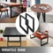 Heavy Duty Steel Table Legs Industrial Country Style Square Metal Dining Table Legs Durable Black P 7