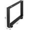Black Metal Table Legs Set, Heavy-Duty Steel Table Legs for Dining Tables, Office Desks, Computer Desks & Benches