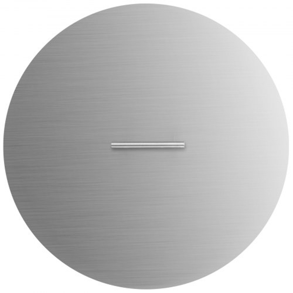 Fire Pit Lid Round Stainless Steel Fire Pit Ring Cover HeavyDuty Burner Lid For Round Outdoor Patio 9