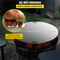 Round Foldable Fire Pit Lid Stainless Steel Spark Screen Snuff Cover HeavyDuty Fire Pit Ring With H