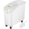 Food Ingredient Bin With Scoop Cup Storage Container With Sliding Lid Wheels Commercial Kitchen Gr 0