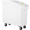 Food Ingredient Bin With Scoop Cup Storage Container With Sliding Lid Wheels Commercial Kitchen Gr 10