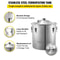 70L 185Gal Alcohol Distiller 304 Stainless Steel Wine Making Boiler Home Kit With Thermometer For W 3