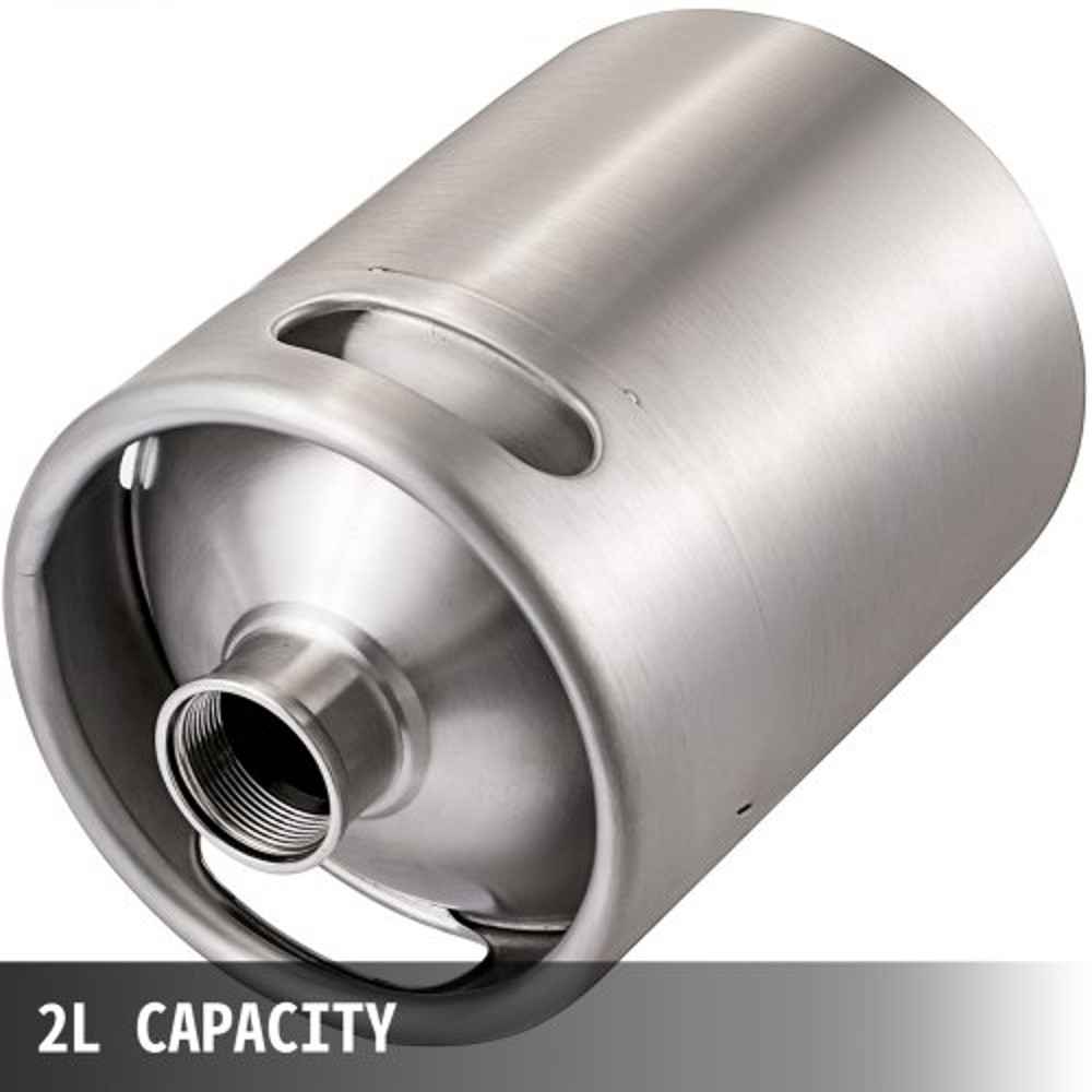 2L Nitro Brew Coffee Maker, Professional Nitro Cold Brew Coffee Maker, Portable Stainless Steel Keg with Easy-Pour
