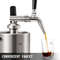 2L Nitro Brew Coffee Maker, Professional Nitro Cold Brew Coffee Maker, Portable Stainless Steel Keg with Easy-Pour
