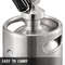 2L Nitro Brew Coffee Maker, Professional Nitro Cold Brew Coffee Maker, Portable Stainless Steel Keg with Easy-Pour