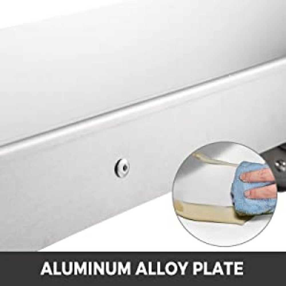 Commercial Grade Concession Shelf, 96L x 12W Inch Stainless Steel Folding Serving Stand for Food Trucks & Mobile