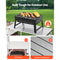 Portable Camping Kitchen Table Foldable Picnic Cabinet With Storage Rack Windshield Side Tables 3