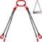 5ft G80 Alloy Steel Chain Sling 516 4Leg Engine Lift Chain With Grab Hooks 3 Ton11000 Lbs Capacity 1