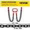 5ft G80 Alloy Steel Chain Sling 516 4Leg Engine Lift Chain With Grab Hooks 3 Ton11000 Lbs Capacity 7