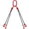 5ft G80 Alloy Steel Chain Sling 516 4Leg Engine Lift Chain With Grab Hooks 3 Ton11000 Lbs Capacity 9