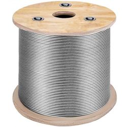 stainless steel cable railing, marine grade braided wire rope, aircraft cable for porch fence, deck rail & stair