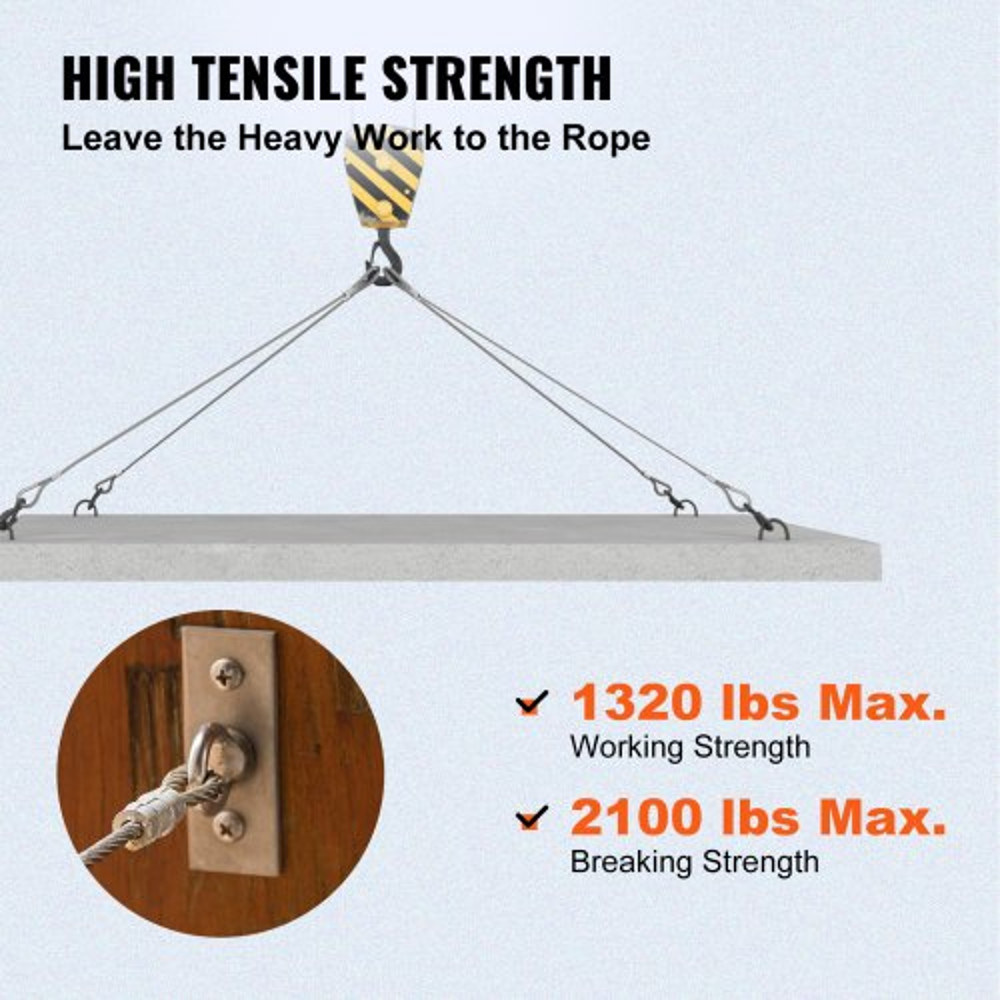 Wire Rope Marine Grade Stainless Steel Cable Railing Braided Aircraft Cable For Deck Balusters Porc 5