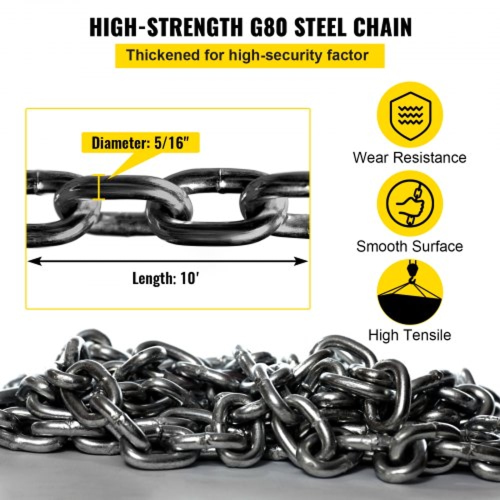 Alloy Steel Chain Sling With Legs Engine Lift Chain Hoist Lifts 3 Ton Heavy Duty Rigging For Constr 5