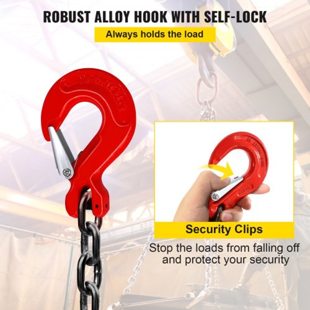 Alloy Steel Chain Sling With Legs Engine Lift Chain Hoist Lifts 3 Ton Heavy Duty Rigging For Constr 6