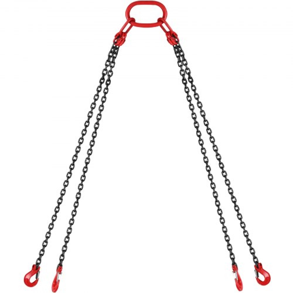 Alloy Steel Chain Sling With Legs Engine Lift Chain Hoist Lifts 3 Ton Heavy Duty Rigging For Constr 8