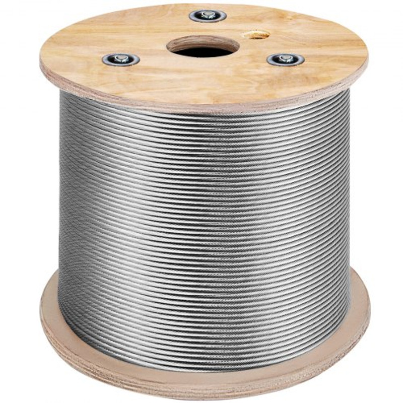 Stainless Steel Cable Reel Aircraft Grade Wire Rope For Winch Cable Replacement Deck Railing  Outdo 0