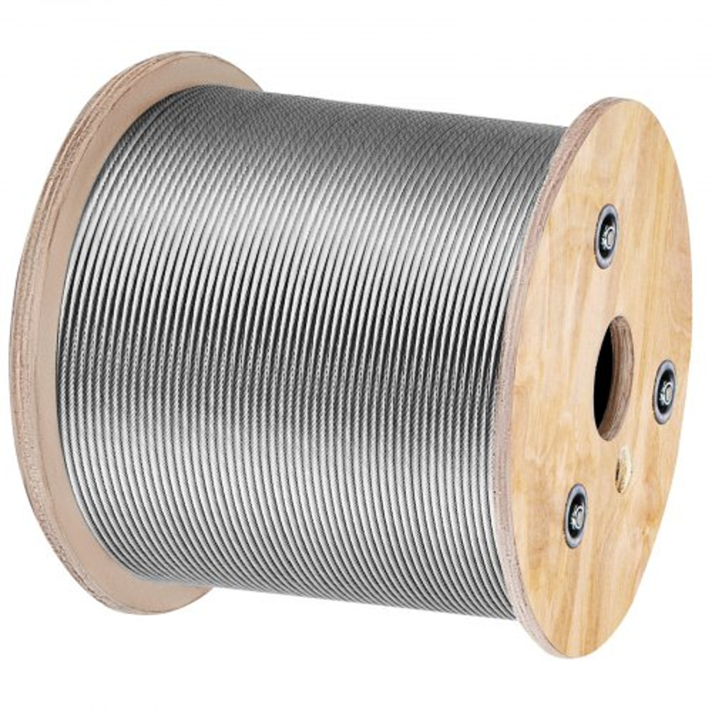 Stainless Steel Cable Reel Aircraft Grade Wire Rope For Winch Cable Replacement Deck Railing  Outdo 8
